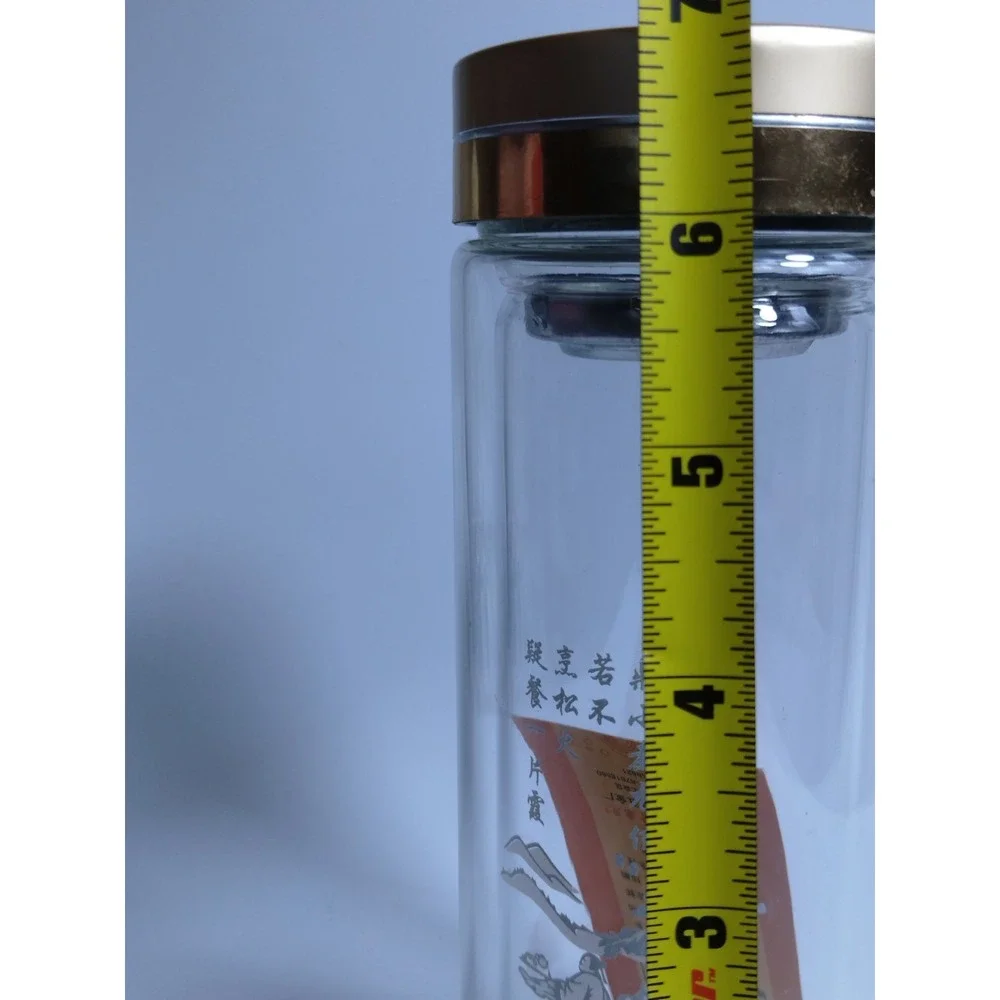Double‎ Glass Wall Tumbler/Cup With Tea Infuser 10 FL Oz New Without The Box